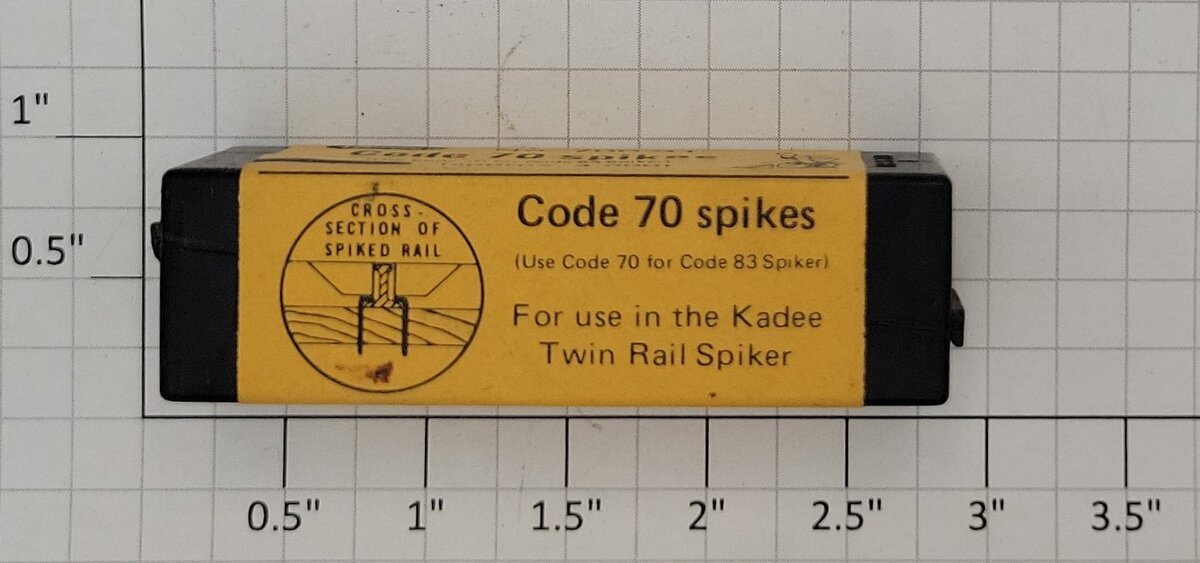 Kadee 700-31 Kadee Code 70 Spikes in Factory Package