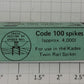 Kadee 700-32 Code 100 Spikes (Box of 4000)