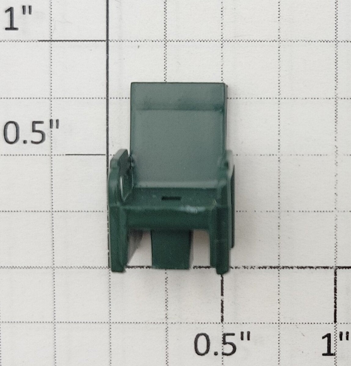 S-Helper 650-05-11-G Green Plastic Caboose Chair with Hole
