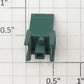 S-Helper 650-05-11-G Green Plastic Caboose Chair with Hole