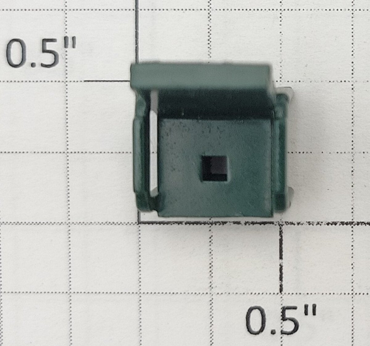 S-Helper 650-05-11-G Green Plastic Caboose Chair with Hole
