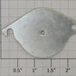 Lionel 2333-129 Blank Battery Cover Plain Swivel Plate
