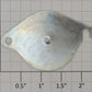 Lionel 2333-129 Blank Battery Cover Plain Swivel Plate