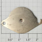 Lionel 2333-129 Blank Battery Cover Plain Swivel Plate