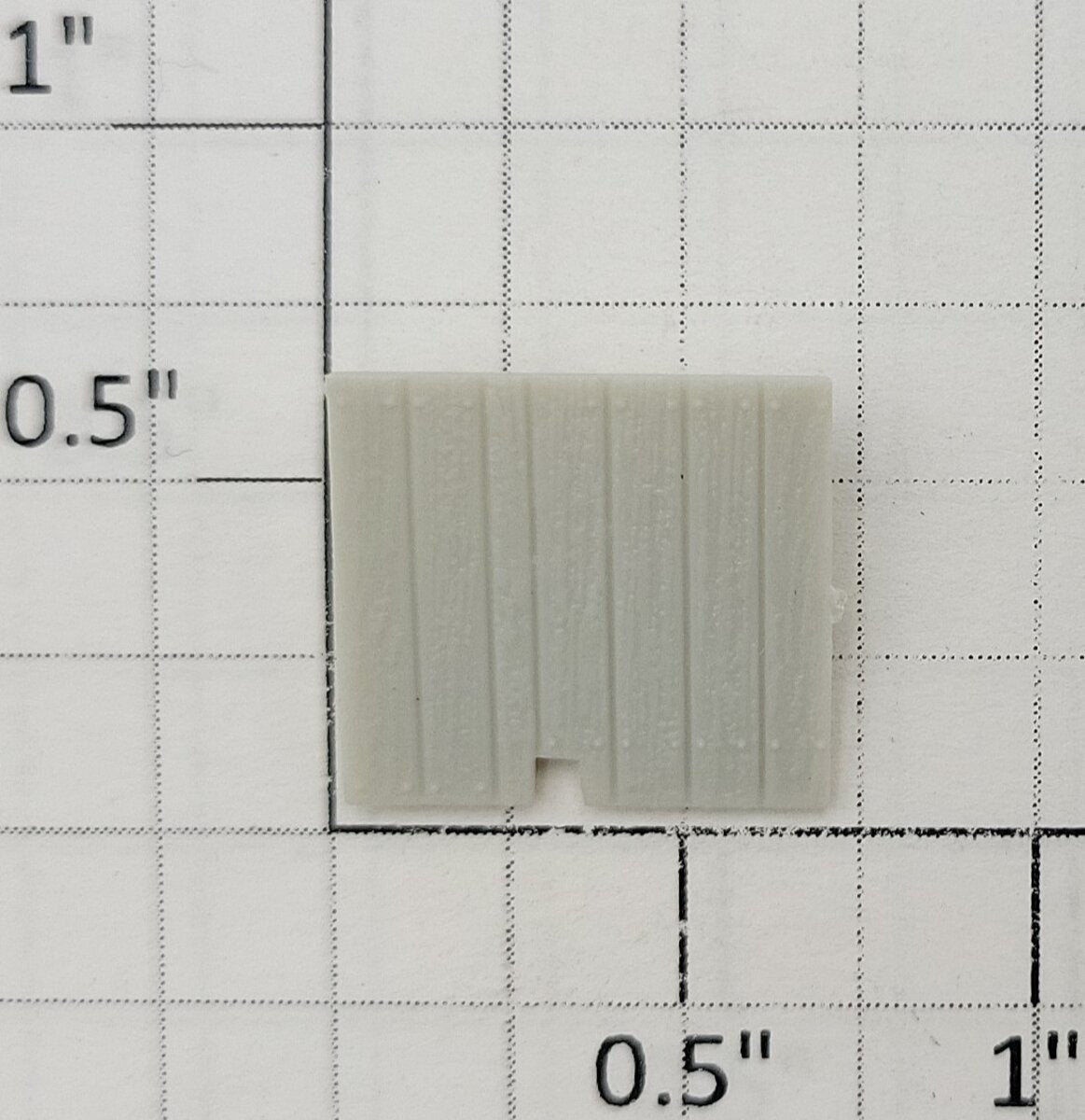 S-Helper 654-05-02 Unpainted Plastic Right End Decker