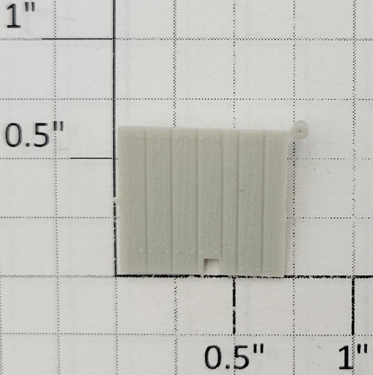 S-Helper 654-05-03 Unpainted Plastic Left End Decker