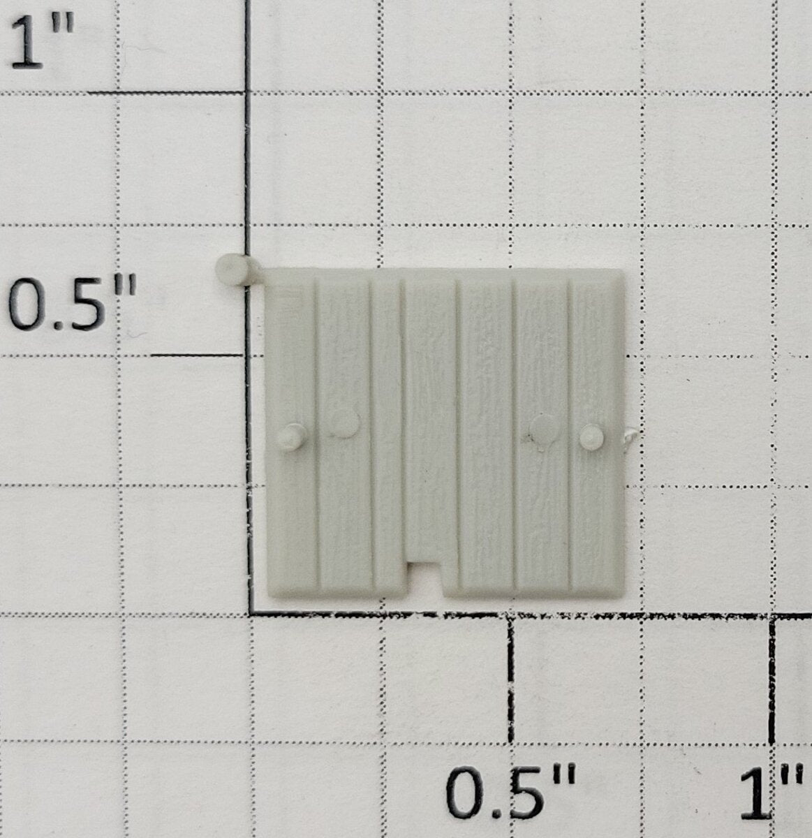 S-Helper 654-05-03 Unpainted Plastic Left End Decker
