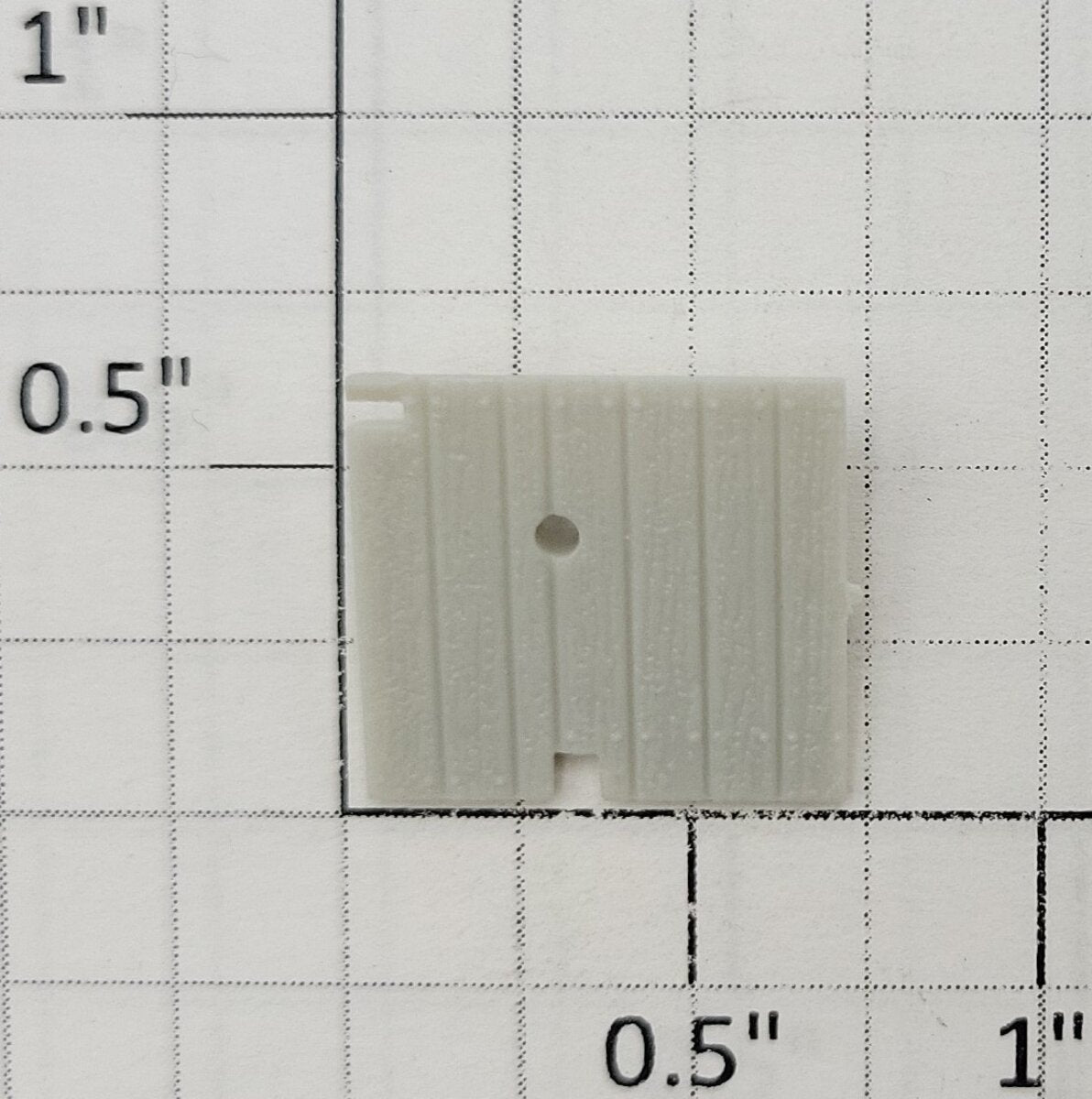 S-Helper 654-05-05 Unpainted Plastic Right End Deck with Hole