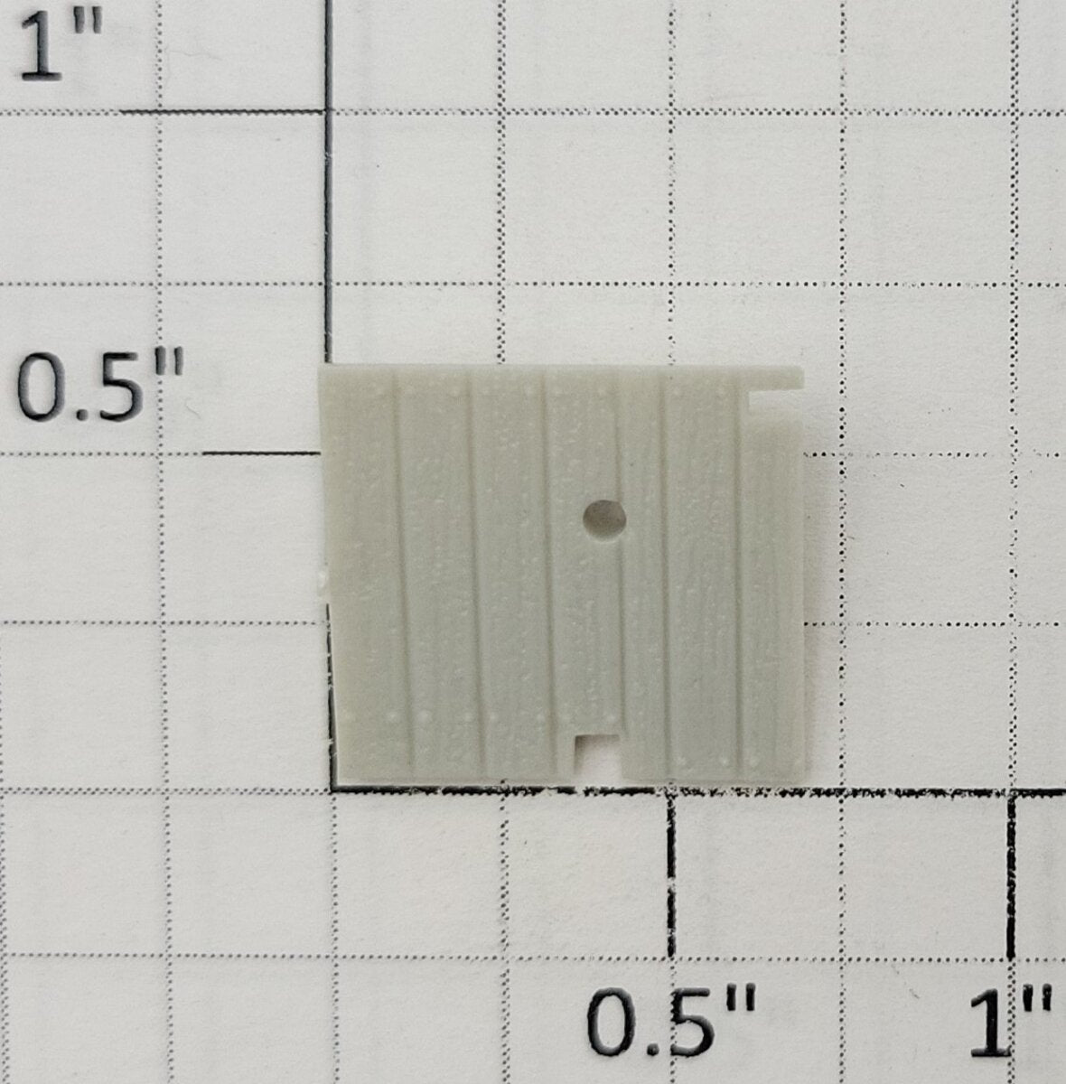 S-Helper 654-05-06 Unpainted Plastic Left End Deck with Hole