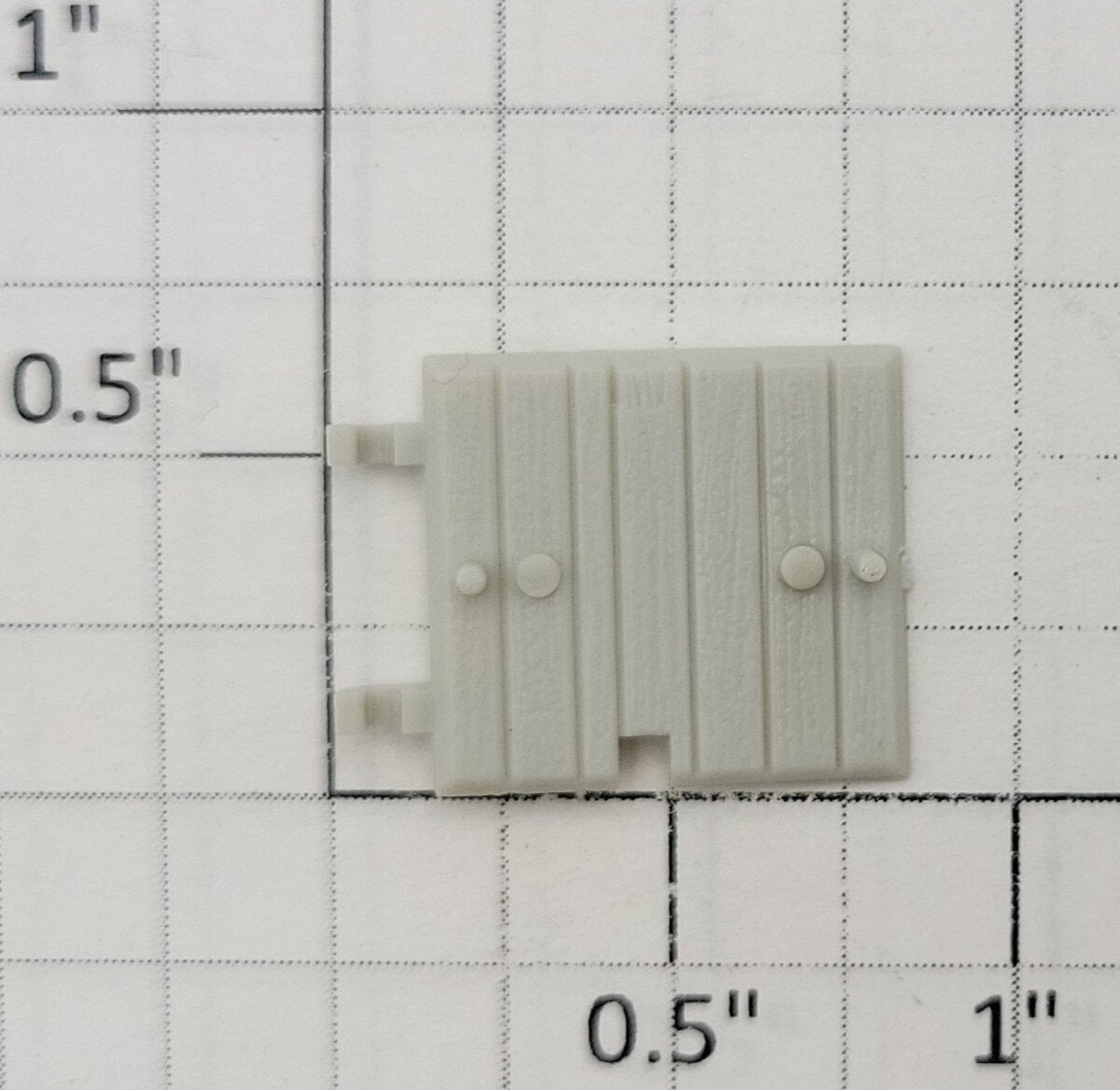 S-Helper 654-05-08 Unpainted Plastic Left End Deck with Hinge
