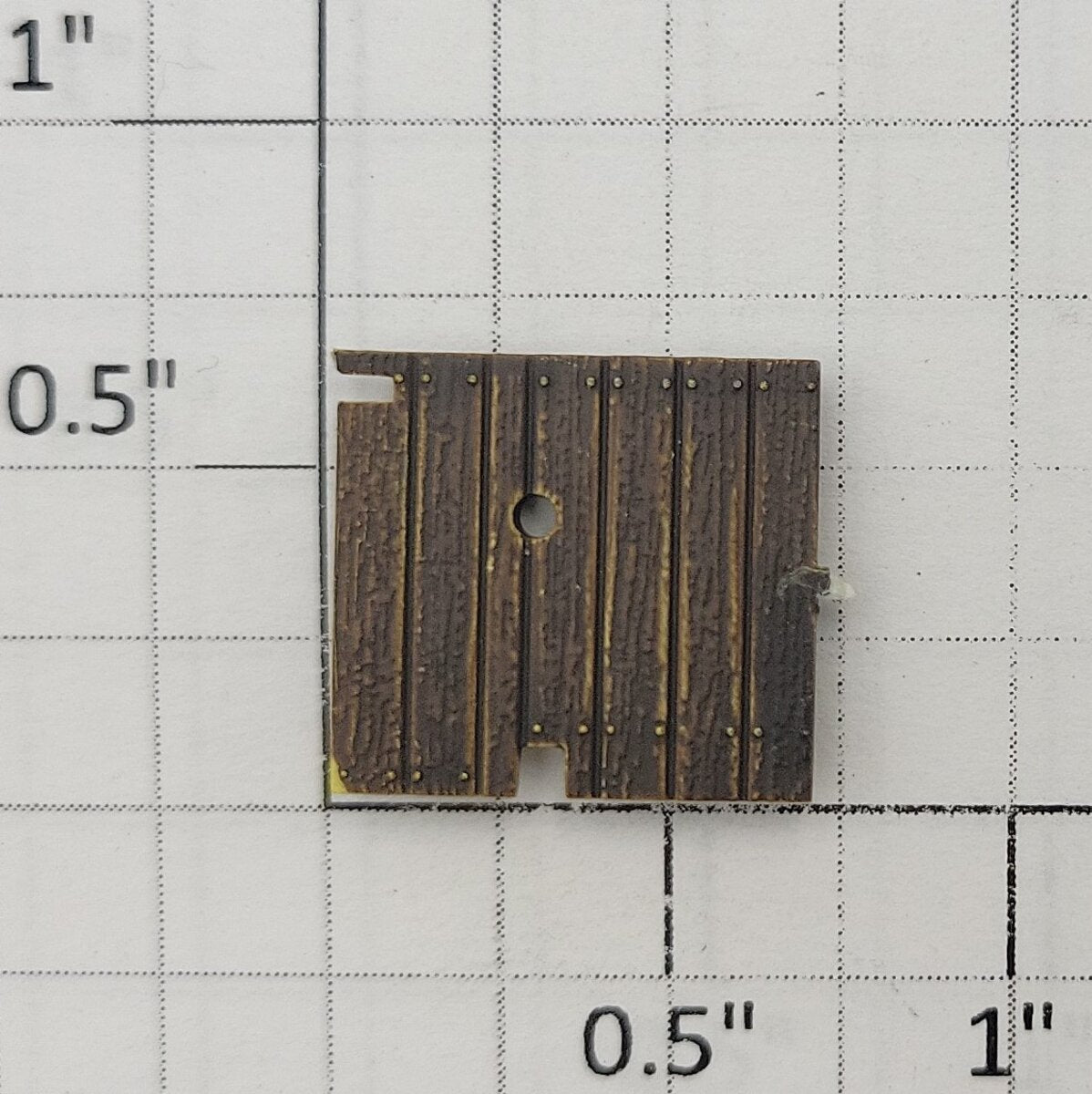 S-Helper 654-05-05-P Painted Plastic Right End Deck with Hole