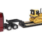 DieCast Masters 84419 1:87 Semi Tractor w/Lowboy Trailer & CAT Dozer