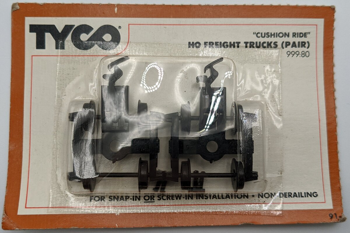 Tyco 999:80 HO Freight Trucks Pair