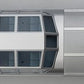 Lionel 82551-2 Wabash Bluebird 21" Streamlined Observation Car Shell #200