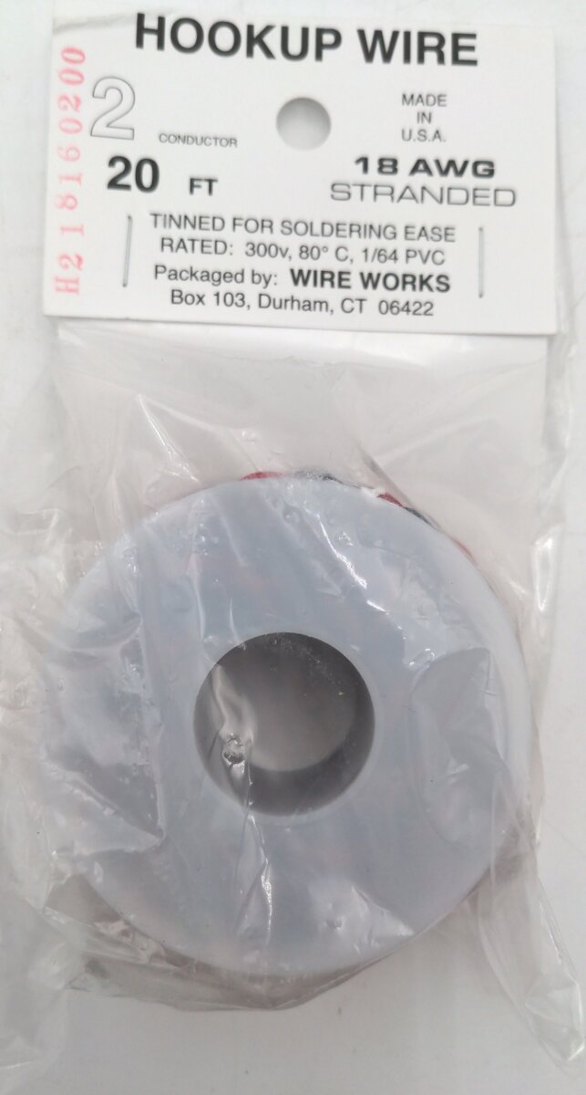 Wire Works H21816020 18 AWG Stranded 20 FT