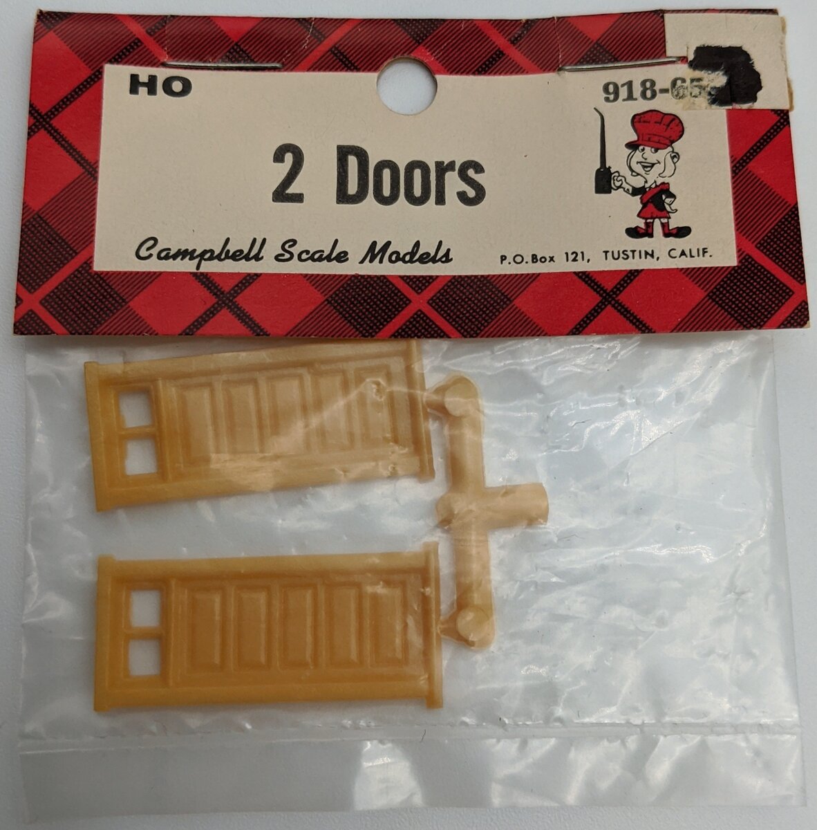 Campbell Scale Models 918-65 HO 2 Doors
