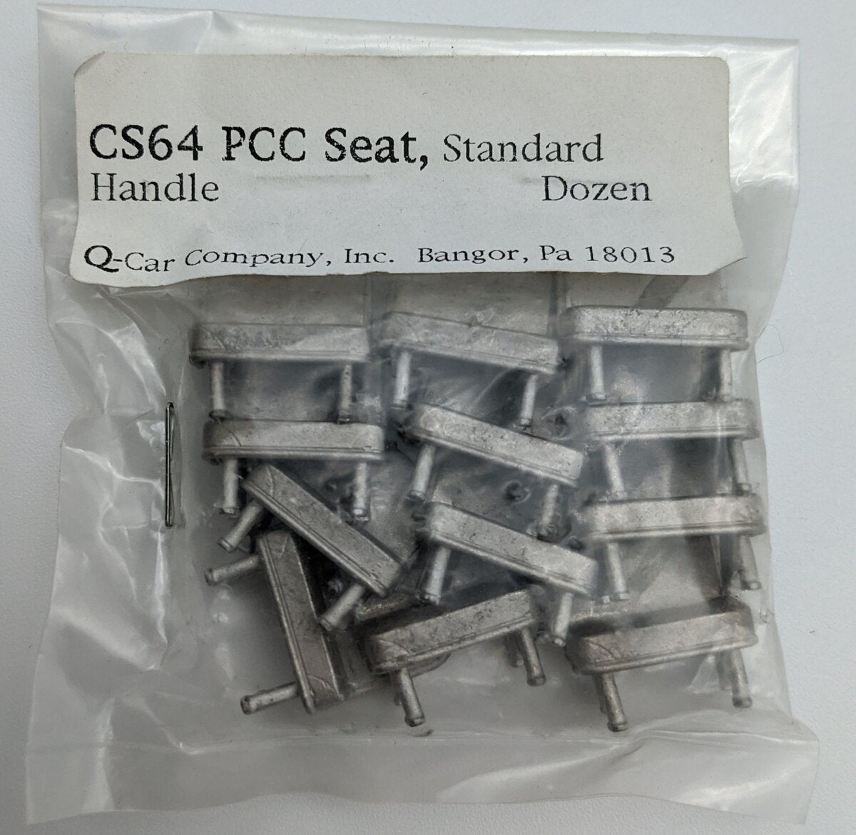 Q-Car Company CS64 PCC Seat Standard Handle (12-Pack)