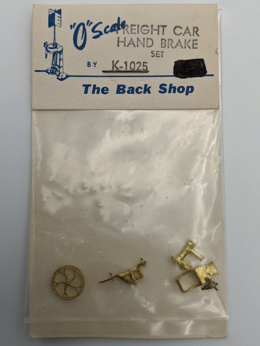 The Back Shop K-1025 O Freight Car Hand Brake Set