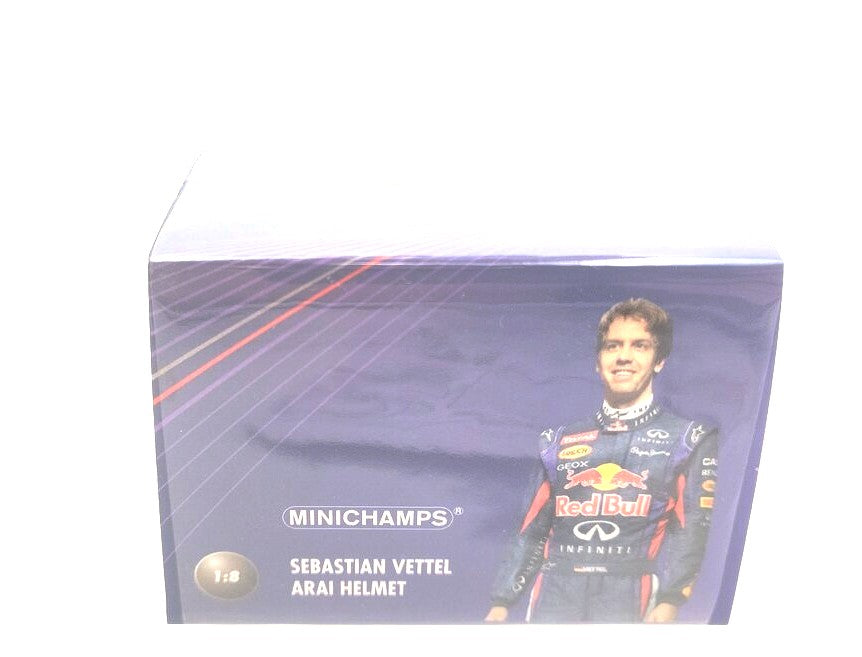 Minichamps 120201 1/8 Scale Arai Helmet Sebastian Vettel World Champion 2012
