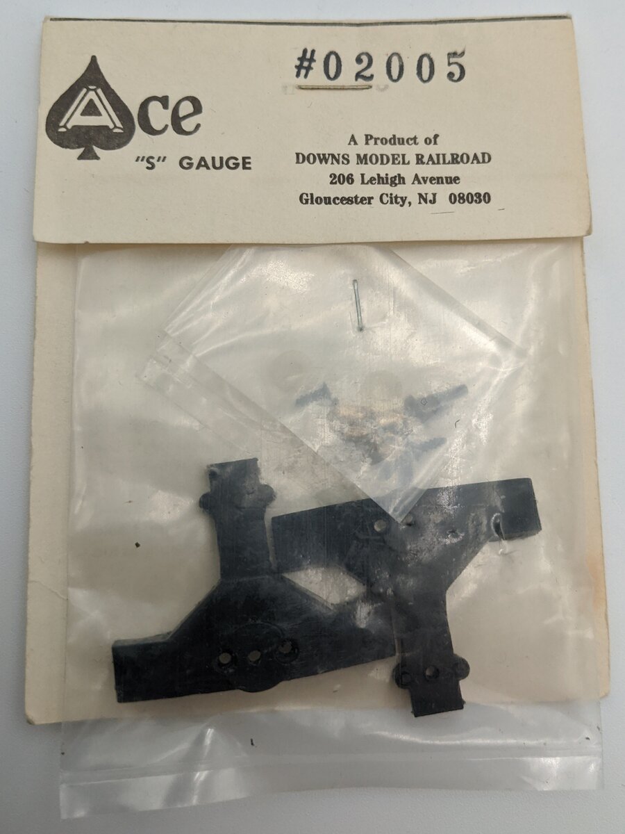 Downs Model RR 2005 S Tank Car Truck And Coupler Conversion Kit