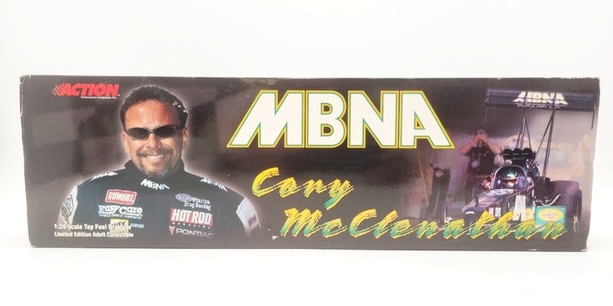 Action Racing 100168 1:24 Scale Cory McClenathan MBNA 2000 Top Fuel Dragster