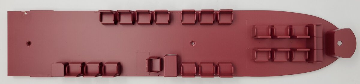 Lionel 82578-4 Maroon Texas Streamlined Observation Car Seating Interior