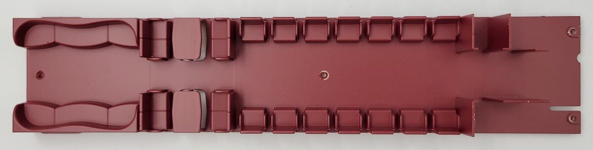 Lionel 82580-4 Maroon Texas Streamlined Observation Car Combo Seating Interior
