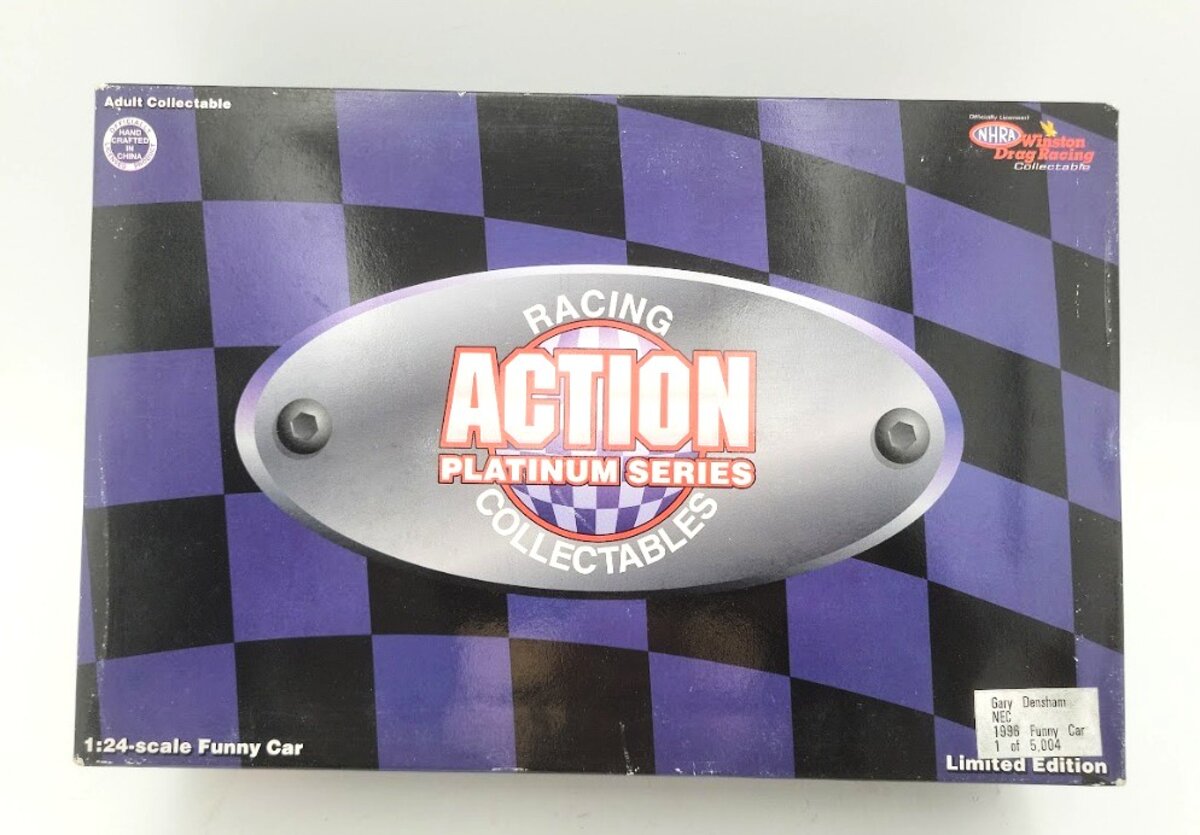 Action Racing 1:24 Scale Action Platinum Gary Densham 1996 NEC Funny Car NHRA