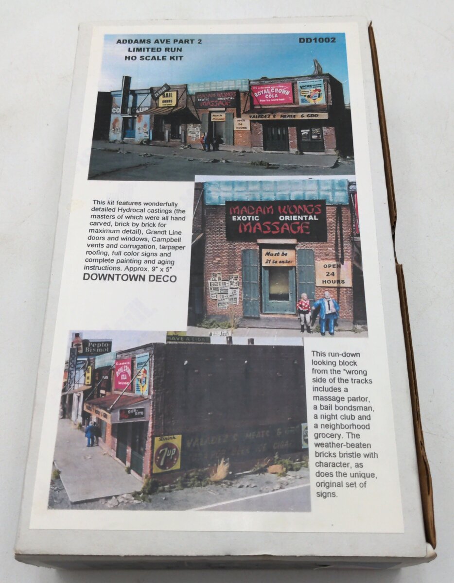 Downtown Deco DD1002 HO Scale Addams Ave Part 2 Building Kit