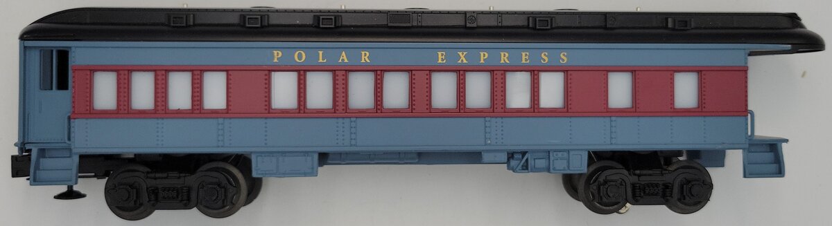 Lionel 25102-10 O Gauge Polar Express Observation Car w/ Operating Coupler Truck