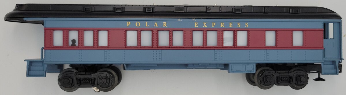 Lionel 25102-10 O Gauge Polar Express Observation Car w/ Operating Coupler Truck