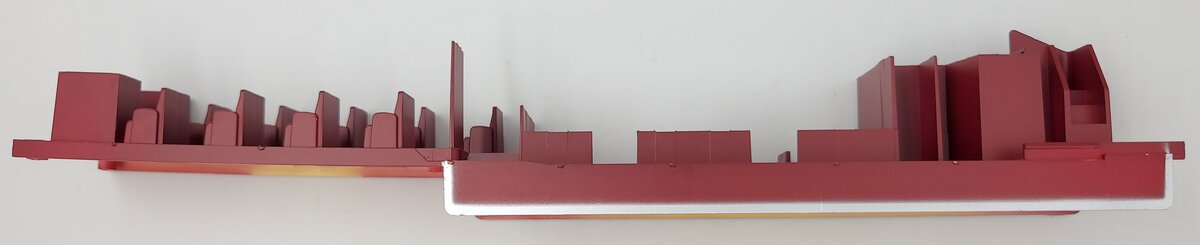 Lionel 82577-5 Maroon Texas Streamlined Vista Dome Car Interior with Stairs