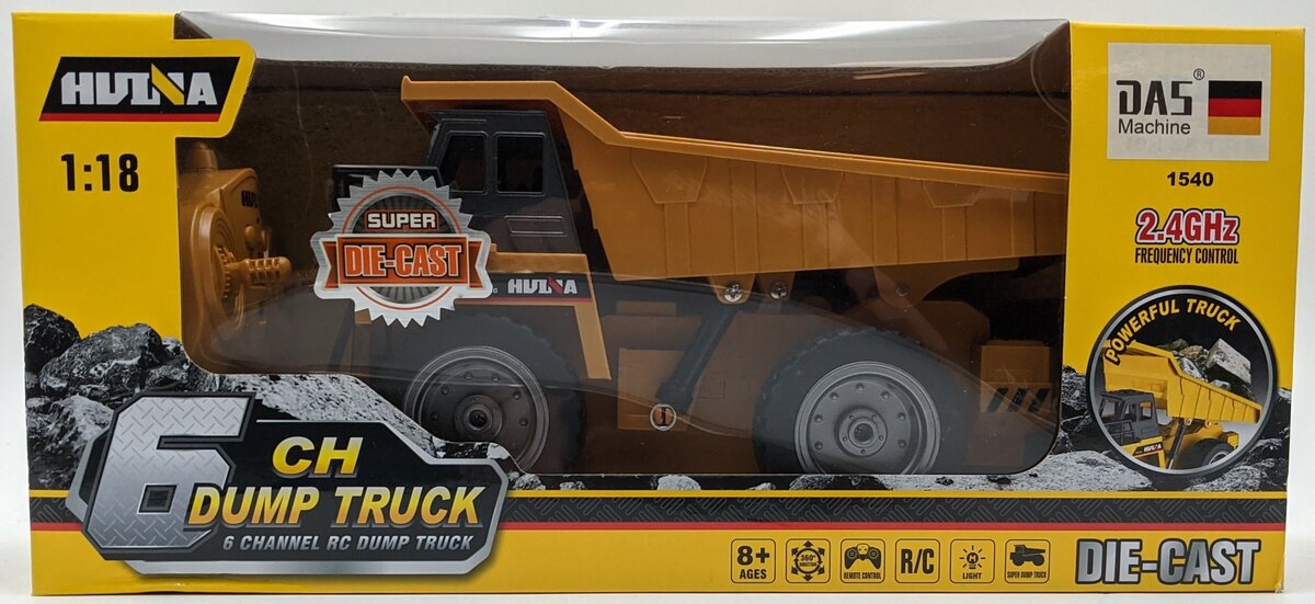 Hui Na Toys HU1540 1:18 Huina Mining Dump Truck Radio Controlled