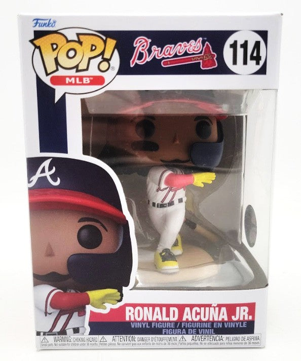 Funko 114 Pop! MLB Braves Ronald Acuna Jr Vinyl Figure