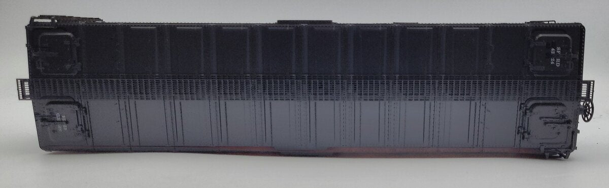 Lionel 83551-2 Yellow ATSF Steel Side Reefer Car Shell Assembly #4224
