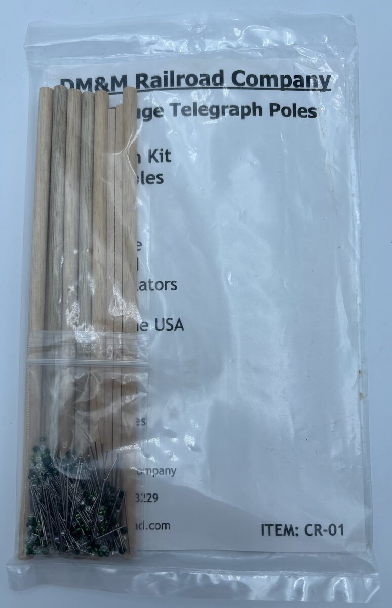 DM&M Railroad Company CR-01 O telegraph Poles