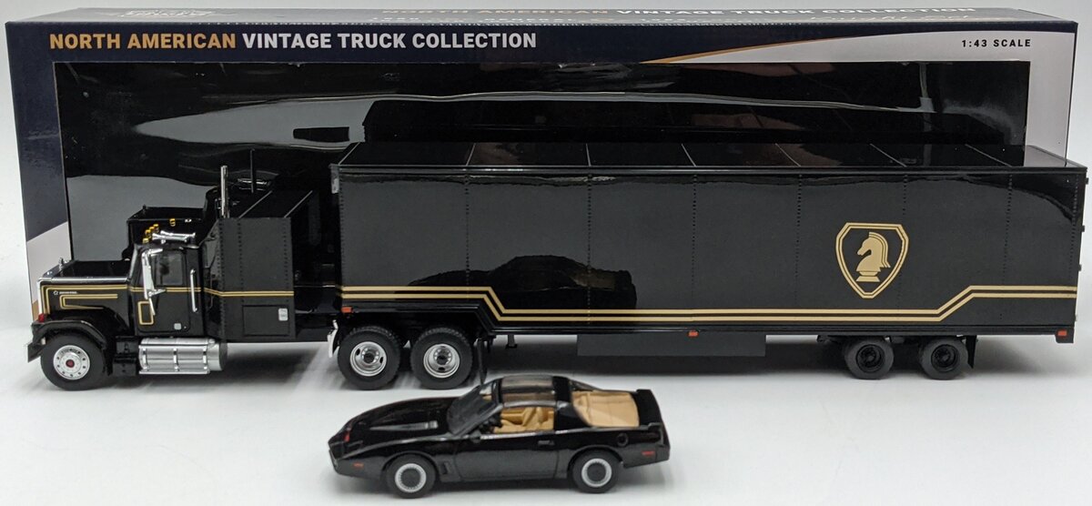 Iconic Replicas 43-0639 1:43 GMC General W/Trailer & Firebird Knight Rider