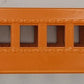 Lionel 754-45 O Gauge Repainted Orange Observation Car Shell w/ Gray Roof