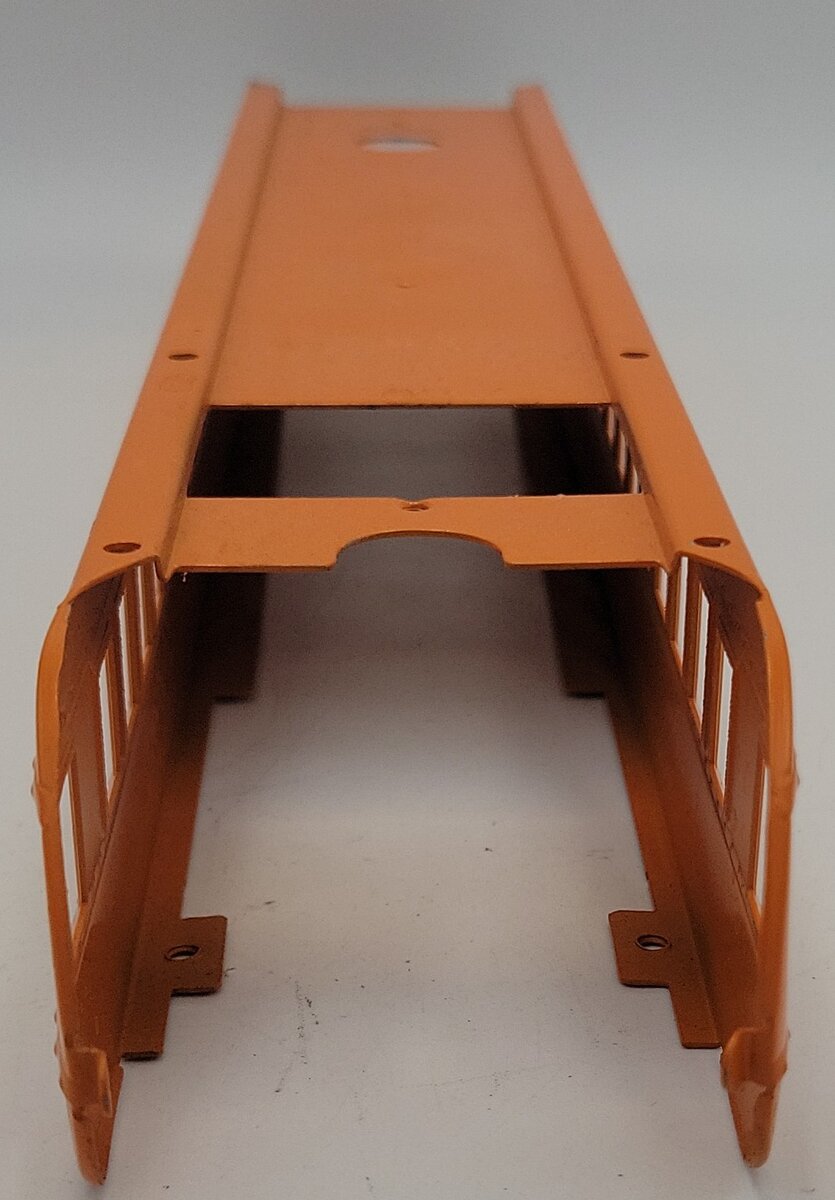 Lionel 754-45 O Gauge Repainted Orange Observation Car Shell w/ Gray Roof