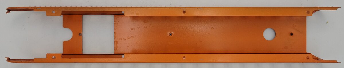 Lionel 754-45 O Gauge Repainted Orange Observation Car Shell w/ Gray Roof