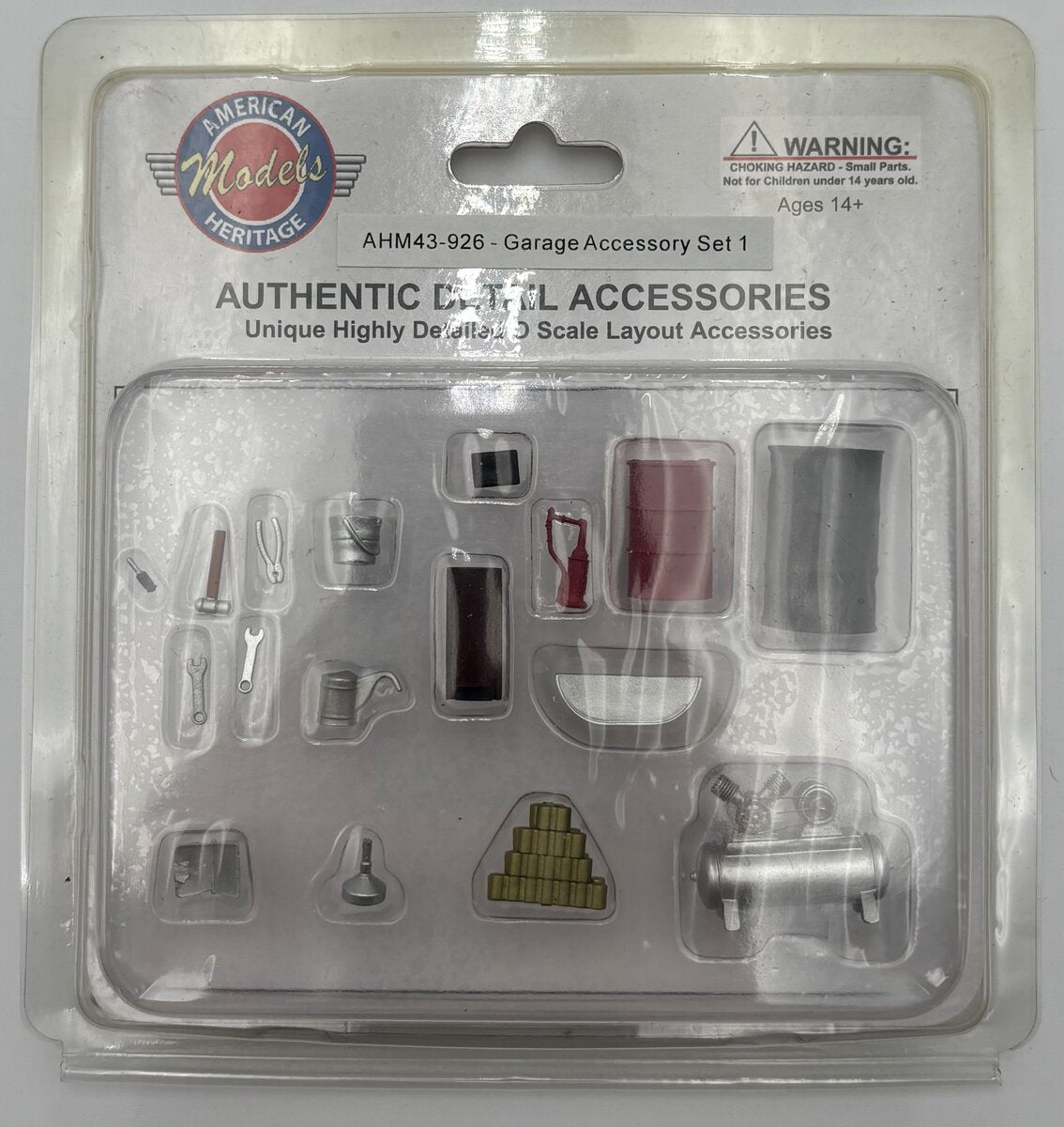 American Heritage AHM43-926 O Scale Garage Accessory Set 1