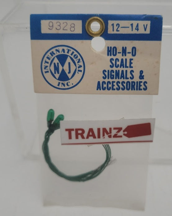 NJ International 9328 HO-N-O Scale Bulb Green 12-14 V Signals & Accessories