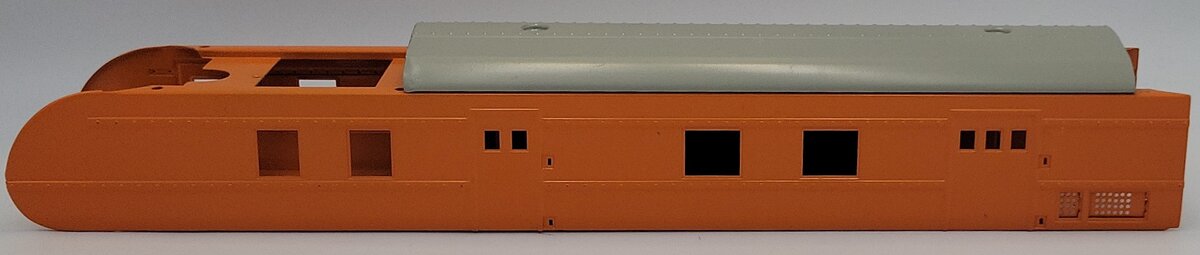 Lionel 752W-10 O Gauge Orange Streamline Diesel Loco Shell w/ Gray Roof