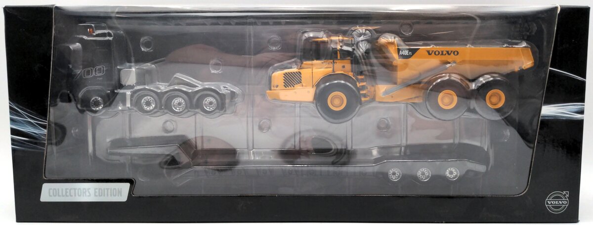 Motorart 13399 1:50 Volvo FH16 w/Lowboy & A40EFS Dump Truck