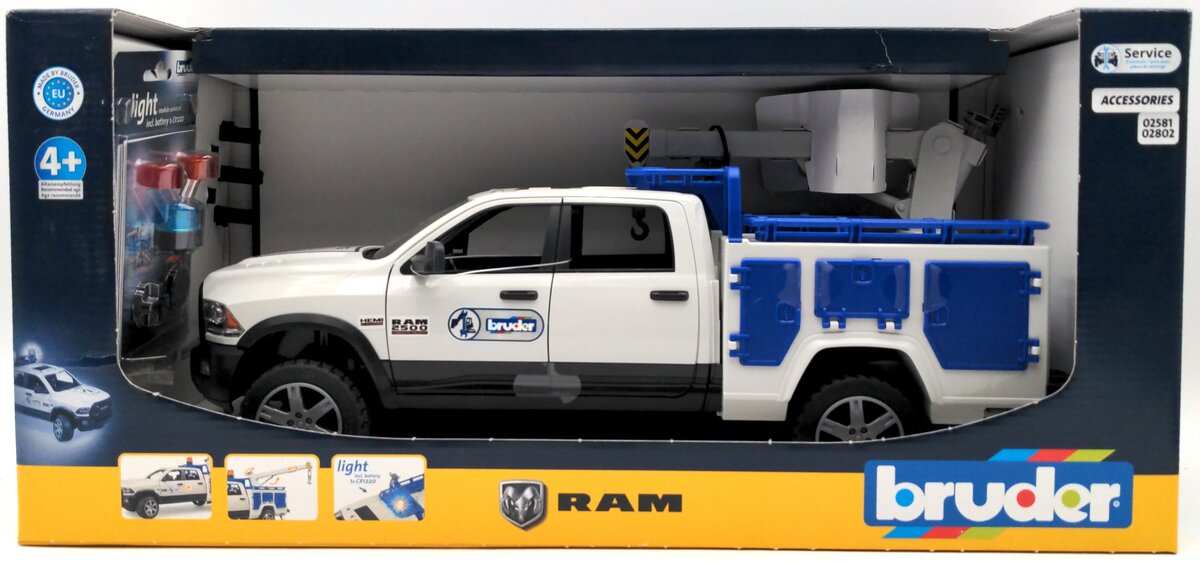 Bruder 02509 1:16 Dodge Ram Service Truck