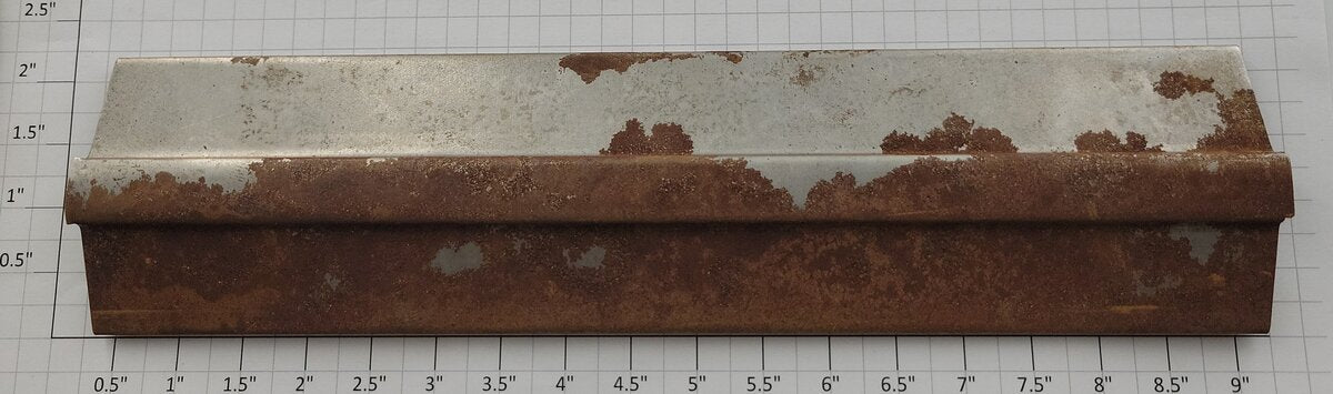 Ives 1223-13 Unfinished Metal Freight Car Roof with Surface Rust