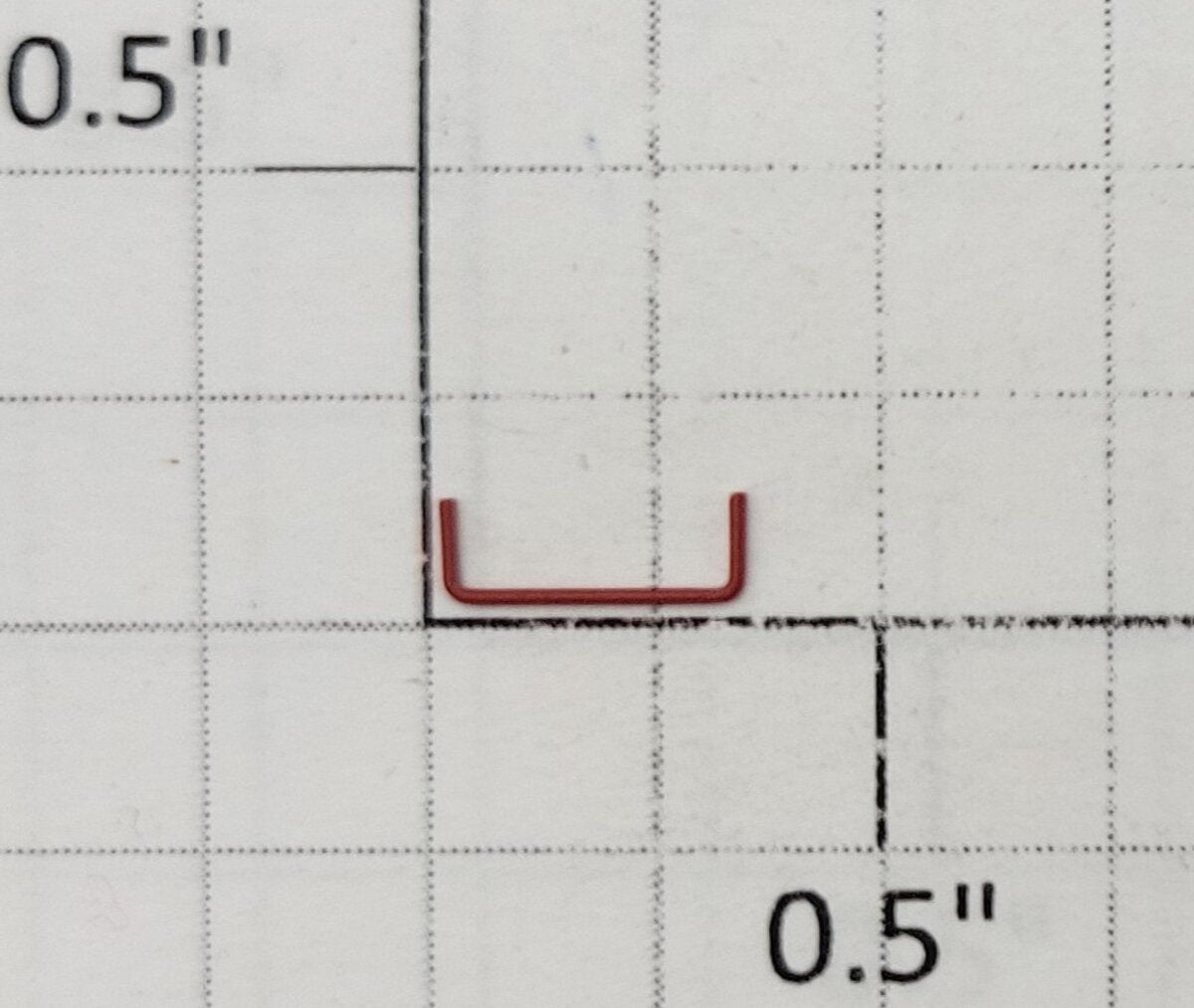 S-Helper 652-M003R1-R Reefer Side Red Metal Grab Rail