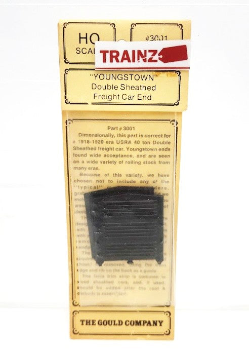 Gould Company 3001 Youngstown Double Sheathed Freight Car Ends (Pack of 2)