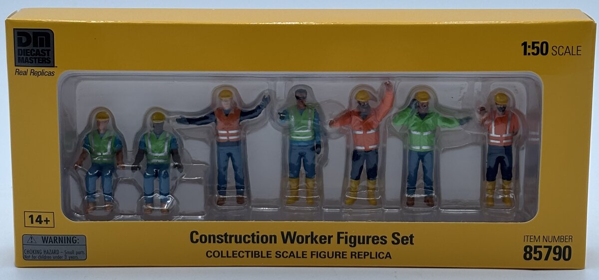 DieCast Masters 85790 1:50 Construction Worker Figures Set