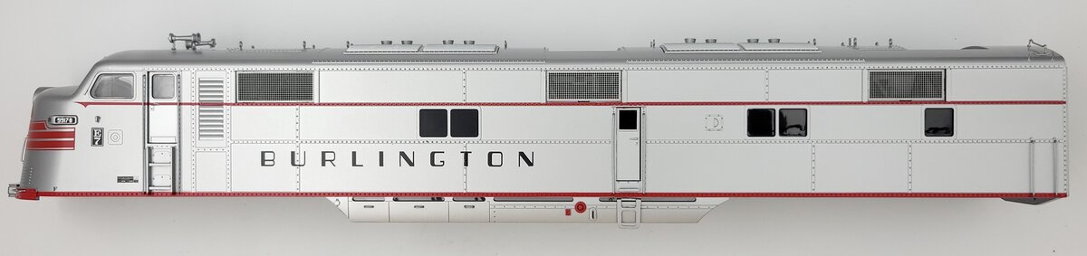 Lionel 82774-2 E7 Burlington Diesel Locomotive Body Shell #9917B